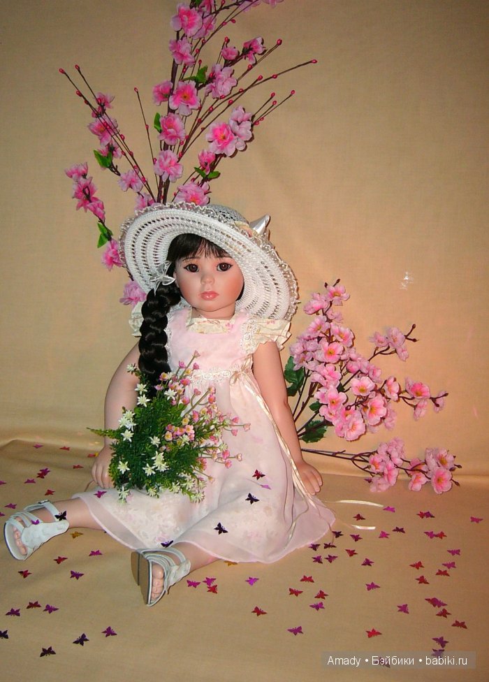 Цветок сакуры. По следам конкурса "Кукла со шляпкой"