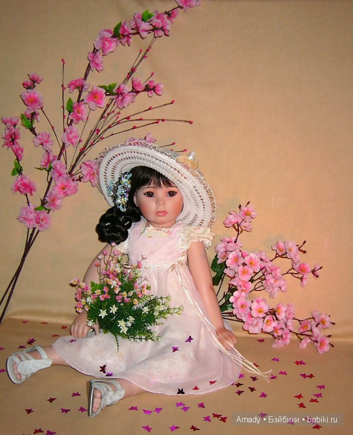 Цветок сакуры. По следам конкурса "Кукла со шляпкой" (фото 3)