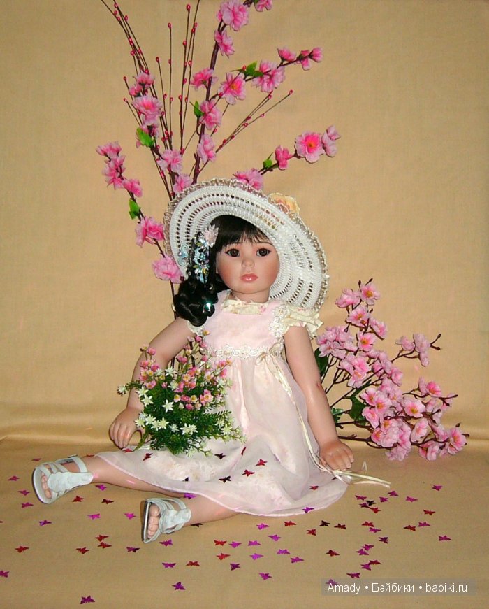 Цветок сакуры. По следам конкурса "Кукла со шляпкой" (фото 7)