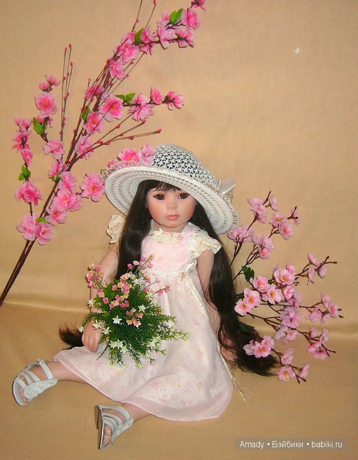Цветок сакуры. По следам конкурса "Кукла со шляпкой"