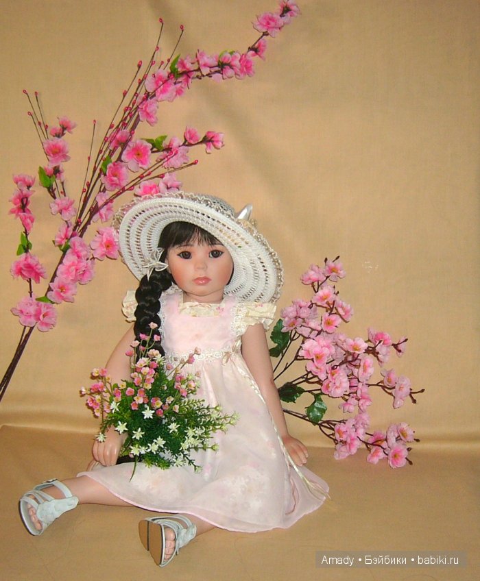 Цветок сакуры. По следам конкурса "Кукла со шляпкой" (фото 10)