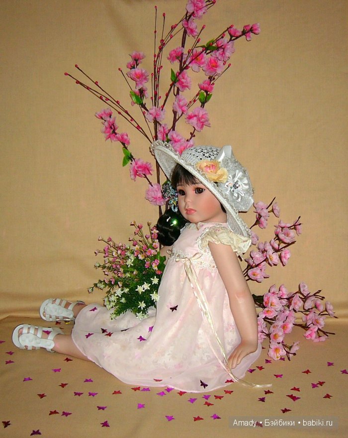 Цветок сакуры. По следам конкурса "Кукла со шляпкой" (фото 4)