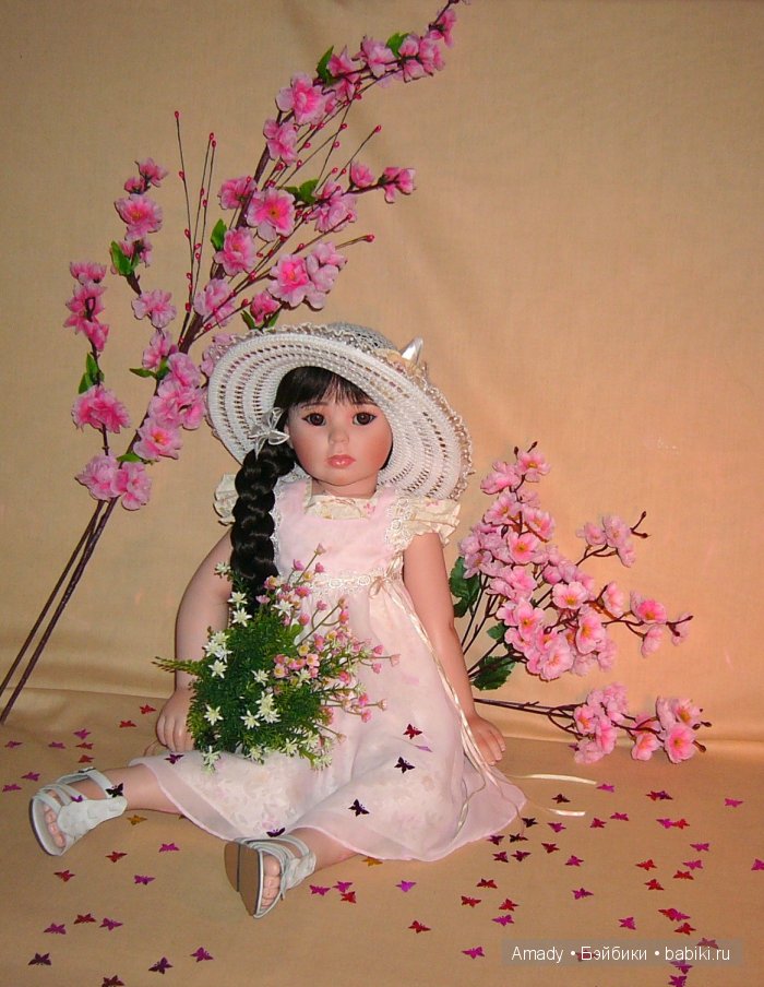 Цветок сакуры. По следам конкурса "Кукла со шляпкой"