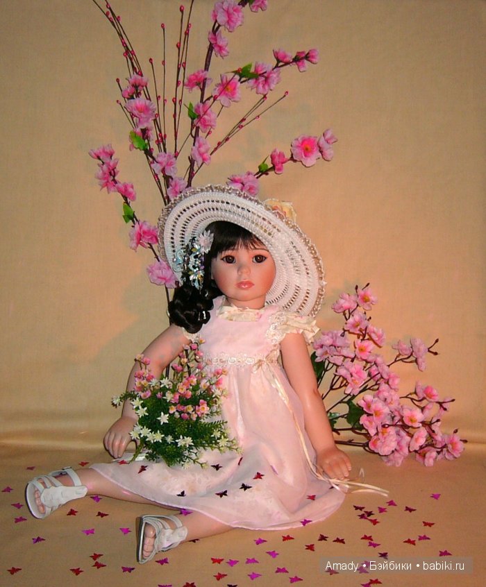 Цветок сакуры. По следам конкурса "Кукла со шляпкой" (фото 2)