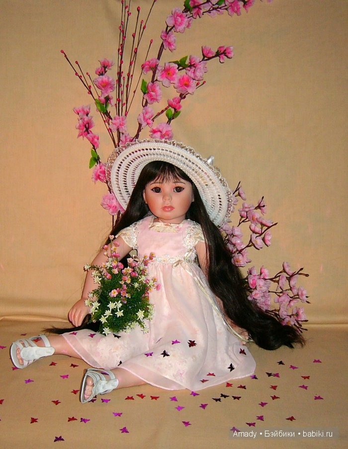 Цветок сакуры. По следам конкурса "Кукла со шляпкой"