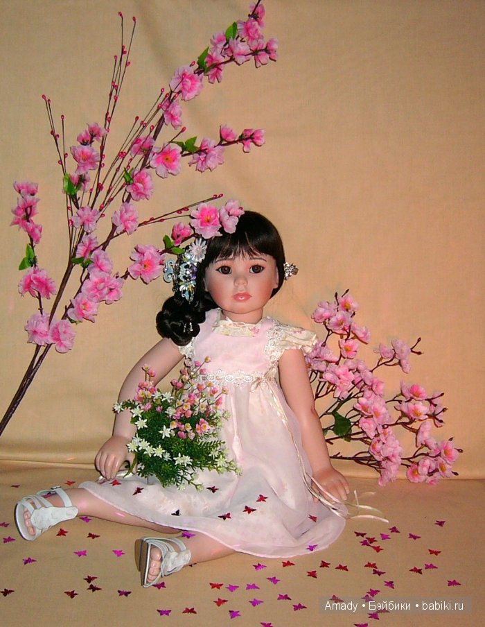 Цветок сакуры. По следам конкурса "Кукла со шляпкой"