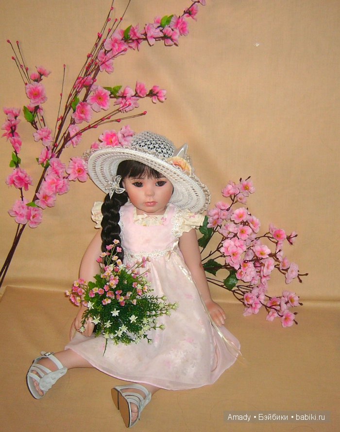 Цветок сакуры. По следам конкурса "Кукла со шляпкой" (фото 9)