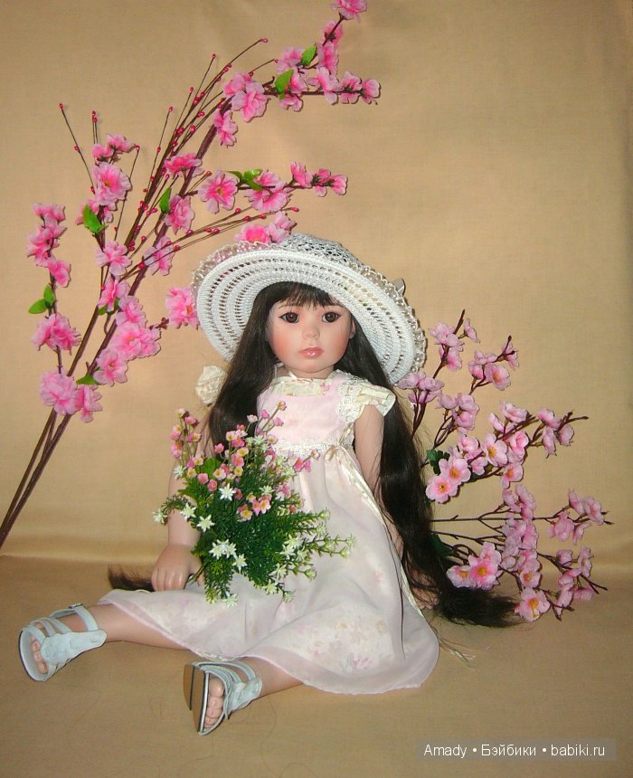 Цветок сакуры. По следам конкурса "Кукла со шляпкой"