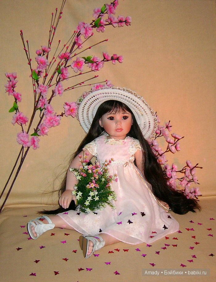 Цветок сакуры. По следам конкурса "Кукла со шляпкой"