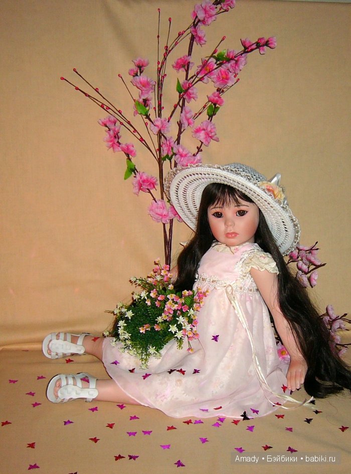 Цветок сакуры. По следам конкурса "Кукла со шляпкой"