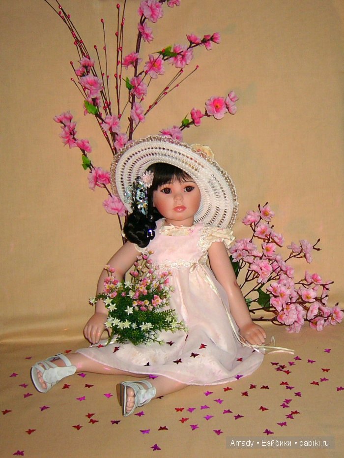 Цветок сакуры. По следам конкурса "Кукла со шляпкой" (фото 8)