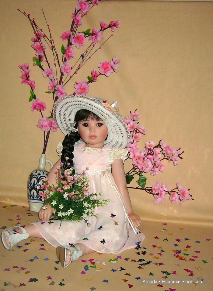 Цветок сакуры. По следам конкурса "Кукла со шляпкой"