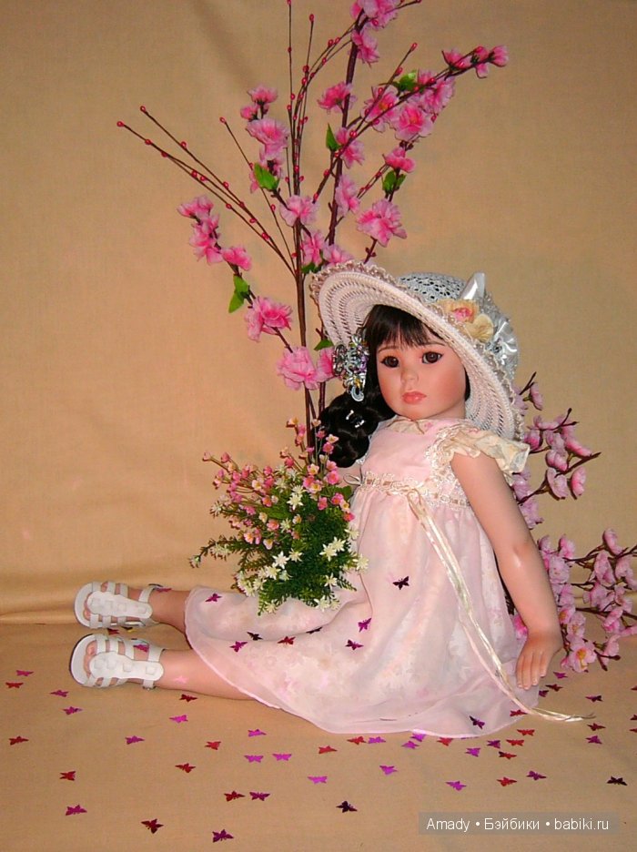 Цветок сакуры. По следам конкурса "Кукла со шляпкой" (фото 5)