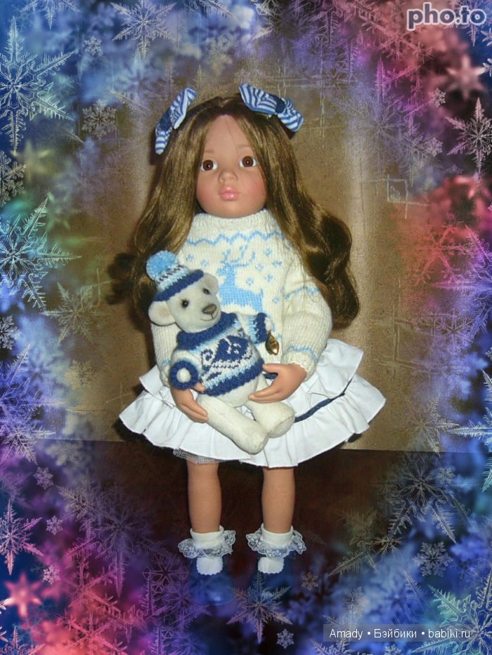 Мои новые вязанные наряды для Gotz