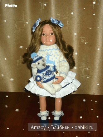 Мои новые вязанные наряды для Gotz