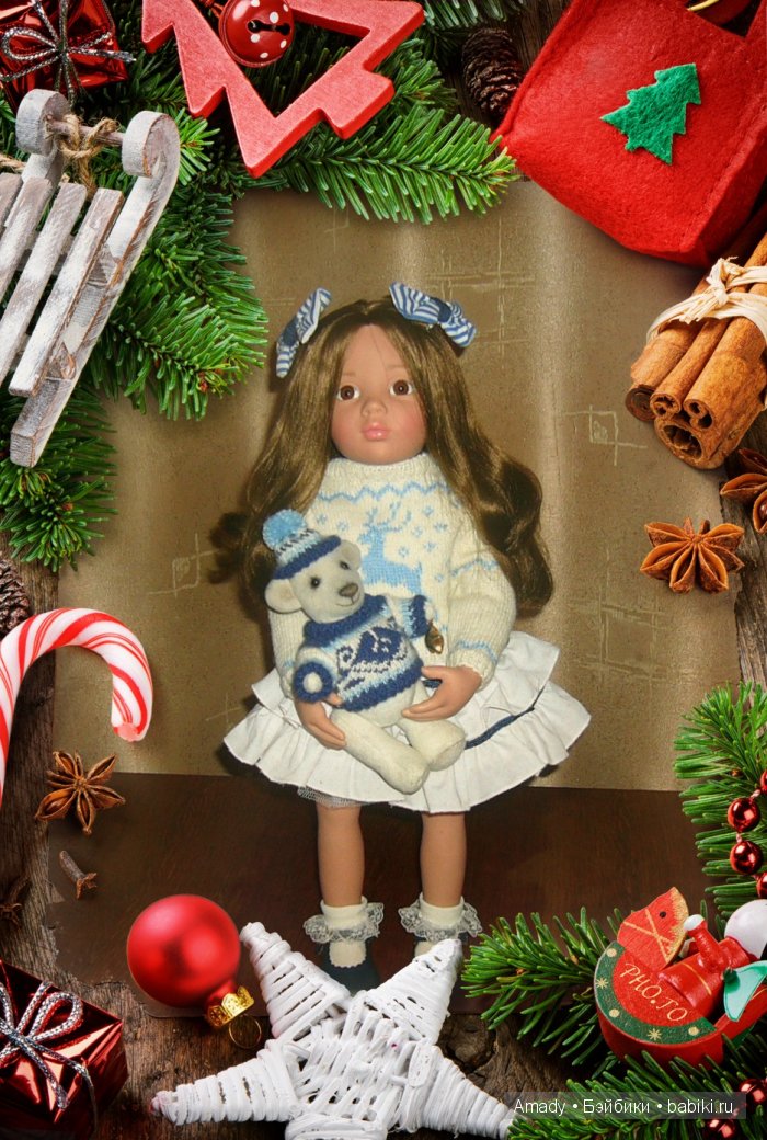 Мои новые вязанные наряды для Gotz