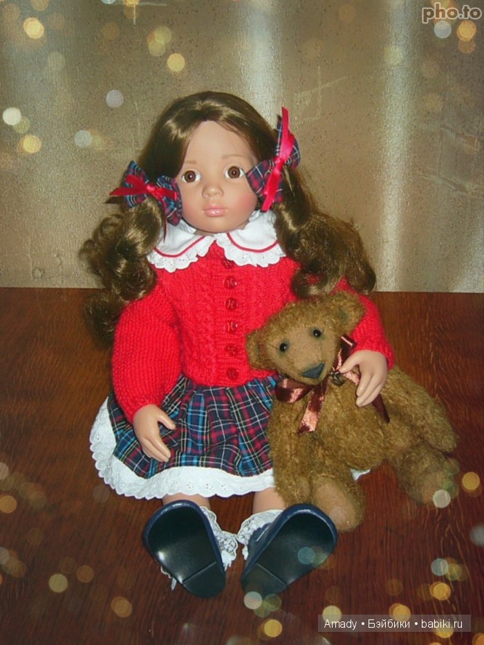 Мои новые вязанные наряды для Gotz