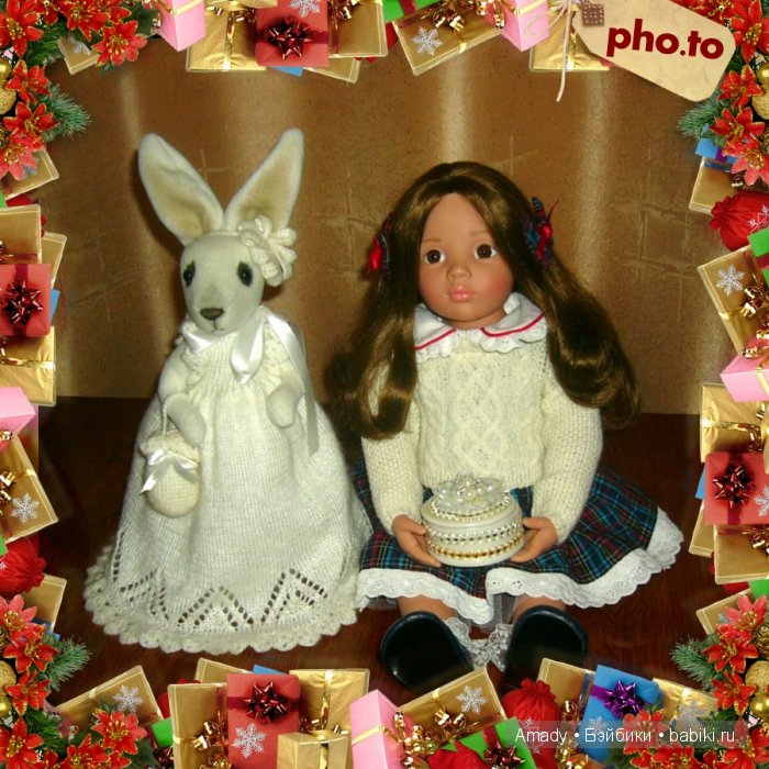 Мои новые вязанные наряды для Gotz