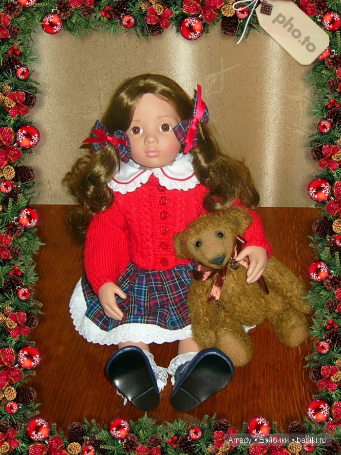 Мои новые вязанные наряды для Gotz