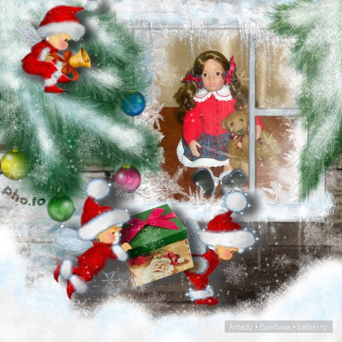 Мои новые вязанные наряды для Gotz