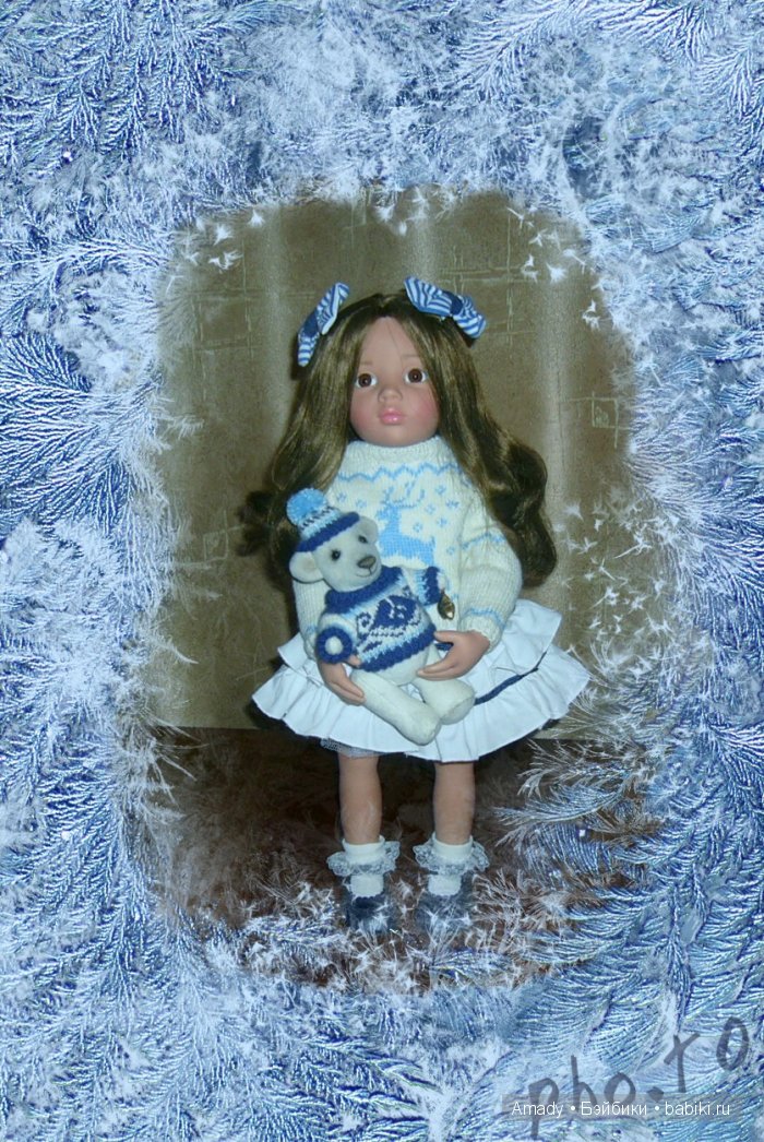 Мои новые вязанные наряды для Gotz