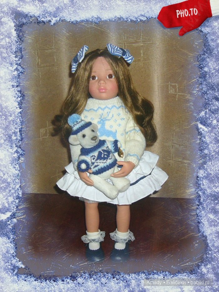 Мои новые вязанные наряды для Gotz