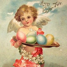 Зарубежные старинные пасхальные открытки