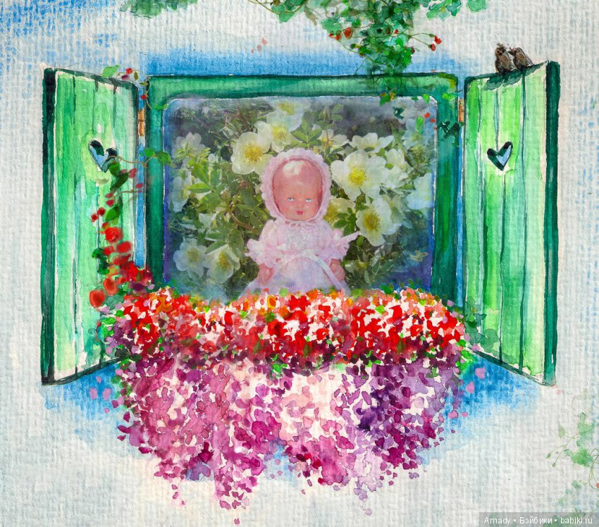 Пупс Tebu и летние прогулки