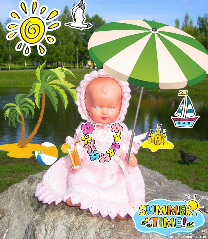 Пупс Tebu и летние прогулки