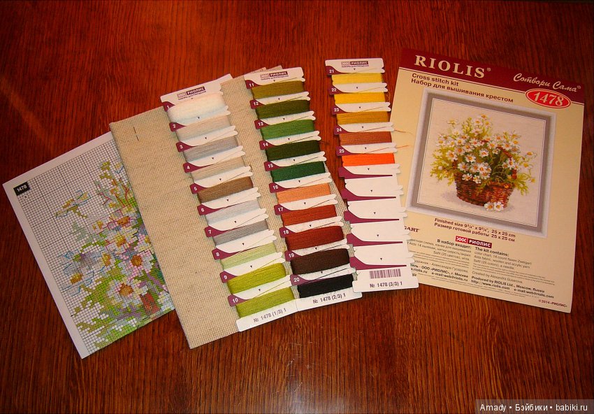 Мои цветочные вышивки — Вышивка крестиком