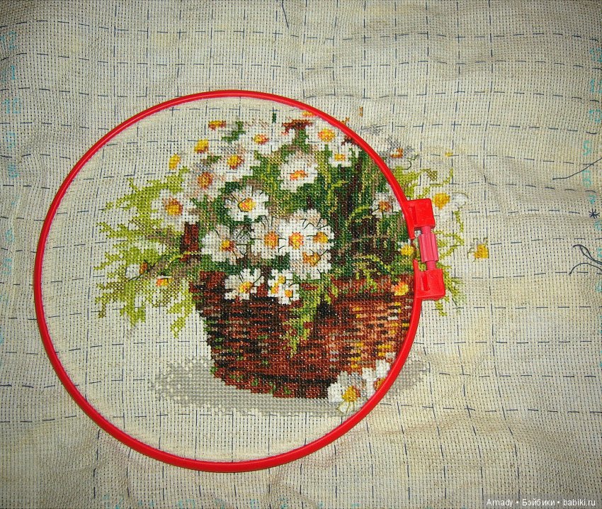 Мои цветочные вышивки — Вышивка крестиком
