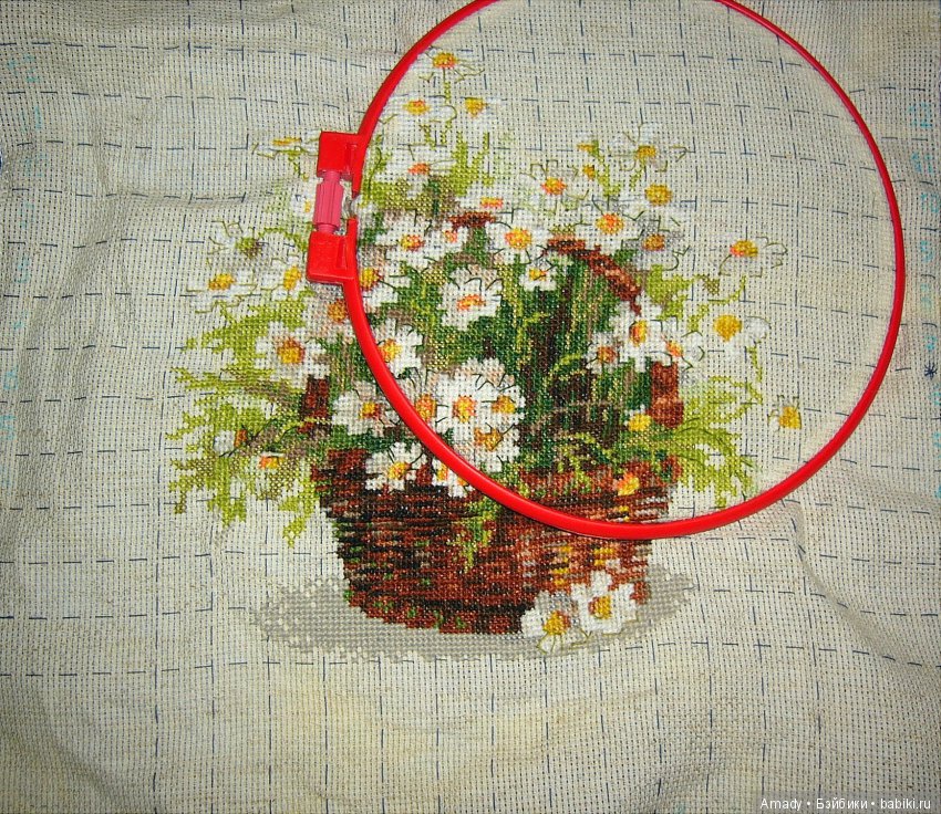 Мои цветочные вышивки — Вышивка крестиком
