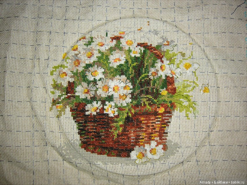 Мои цветочные вышивки — Вышивка крестиком