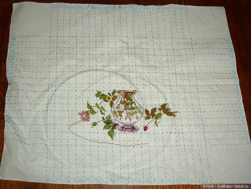Мои цветочные вышивки — Вышивка крестиком (фото 2)