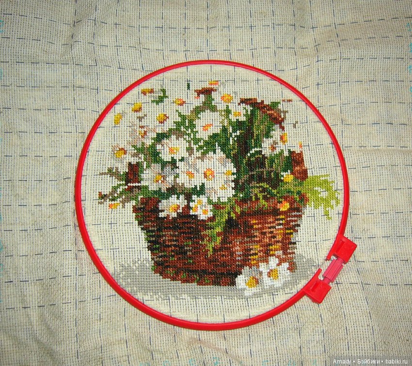 Мои цветочные вышивки — Вышивка крестиком