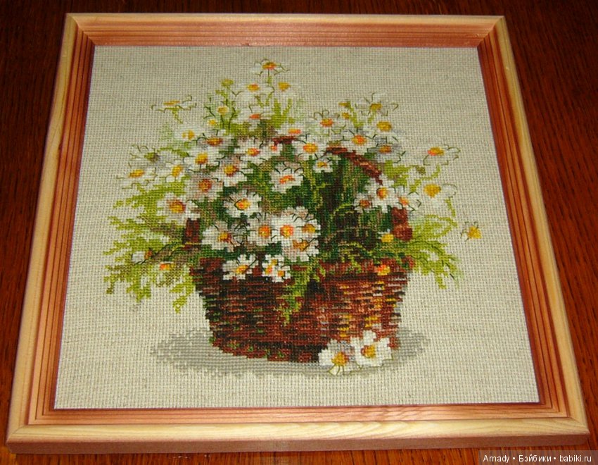 Мои цветочные вышивки — Вышивка крестиком