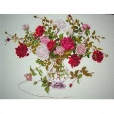 Мои цветочные вышивки