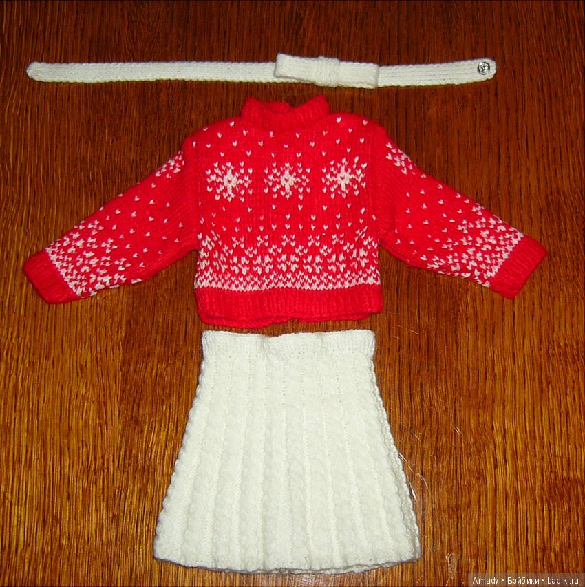 Уютная зимняя классика — Одежда и обувь для кукол своими руками: фото (фото 7)