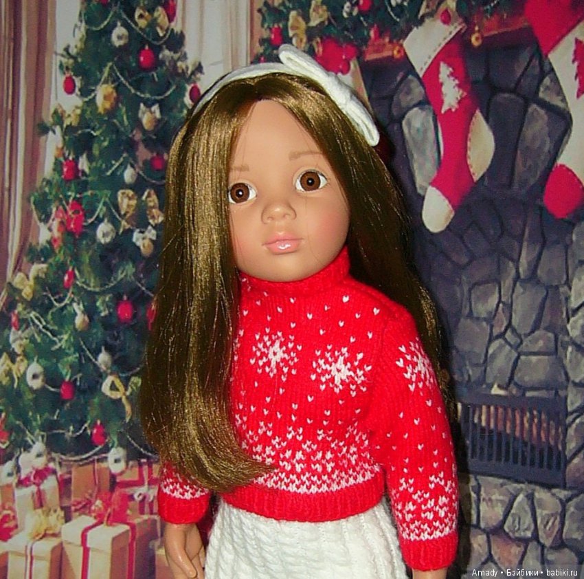 Уютная зимняя классика — Одежда и обувь для кукол своими руками: фото (фото 2)