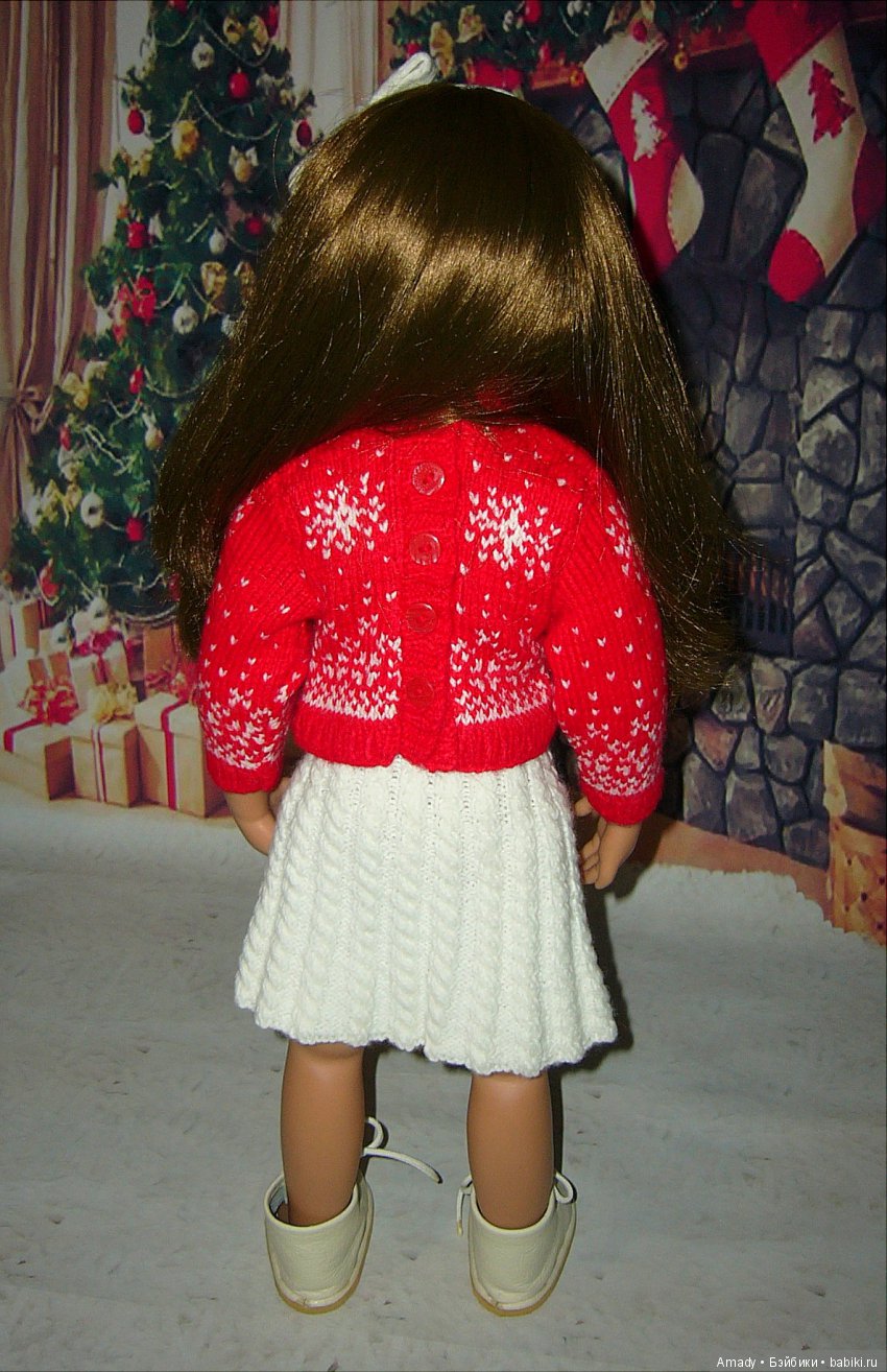 Уютная зимняя классика — Одежда и обувь для кукол своими руками: фото (фото 4)