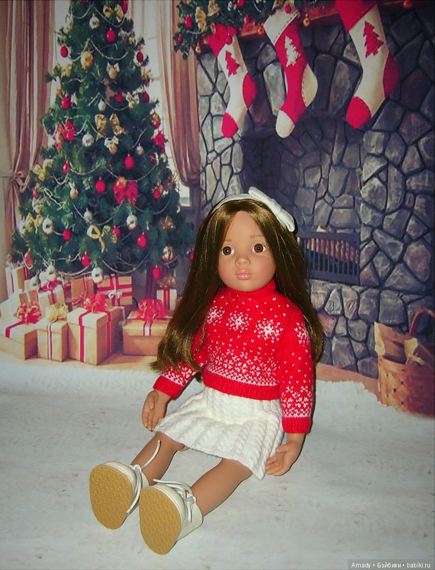 Уютная зимняя классика — Одежда и обувь для кукол своими руками: фото (фото 5)