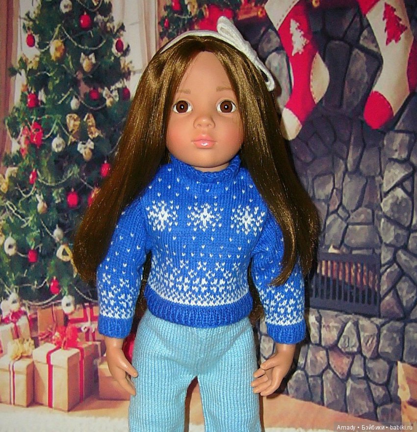 Уютная зимняя классика — Одежда и обувь для кукол своими руками: фото (фото 9)