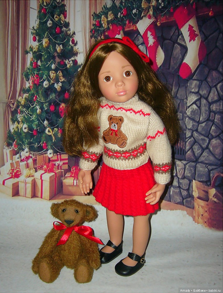 Уютная зимняя классика — Одежда и обувь для кукол своими руками: фото