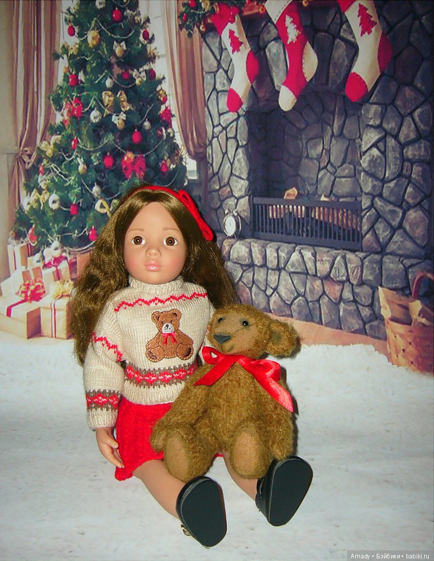 Уютная зимняя классика — Одежда и обувь для кукол своими руками: фото