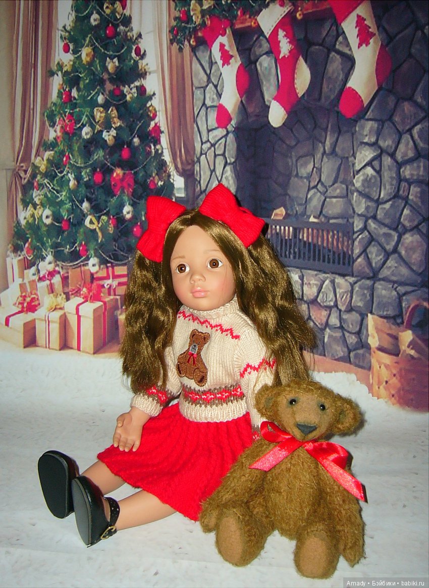 Уютная зимняя классика — Одежда и обувь для кукол своими руками: фото