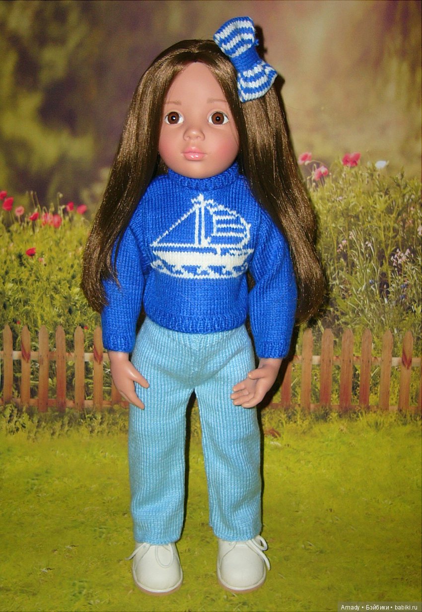 Костюмчики для Gotz в морском стиле