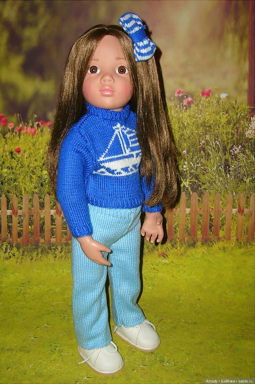 Костюмчики для Gotz в морском стиле