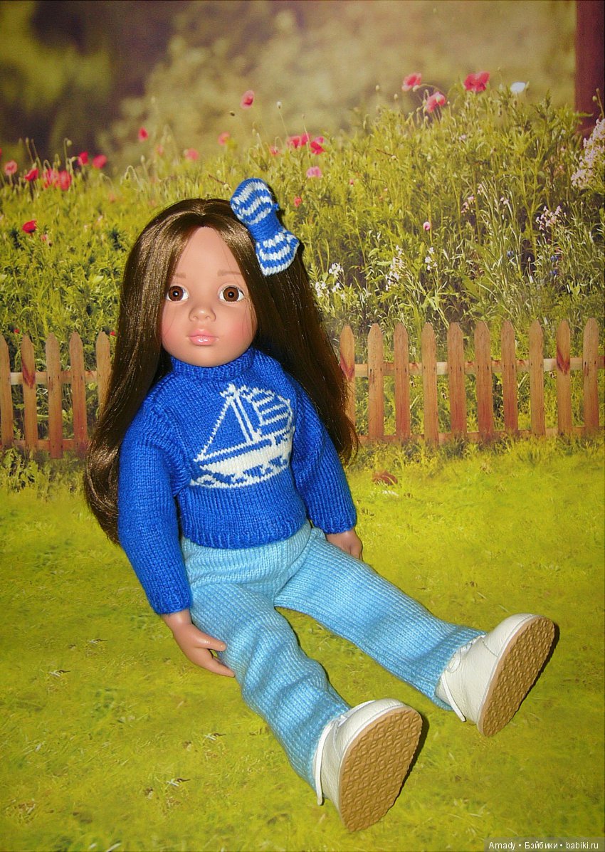 Костюмчики для Gotz в морском стиле