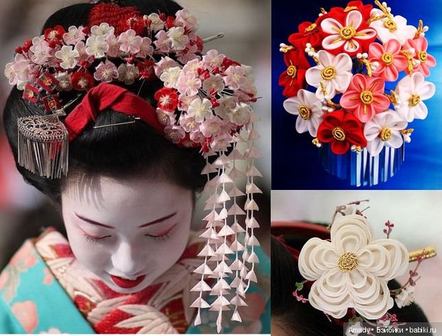 Азиатка Неко в наряде начинающей гейши майко