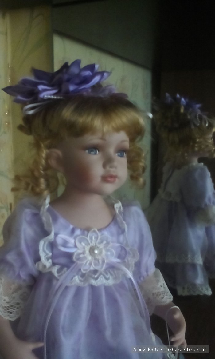 Лавандовое настроение или кукла из фарфора по имени Артемия (фото 7)